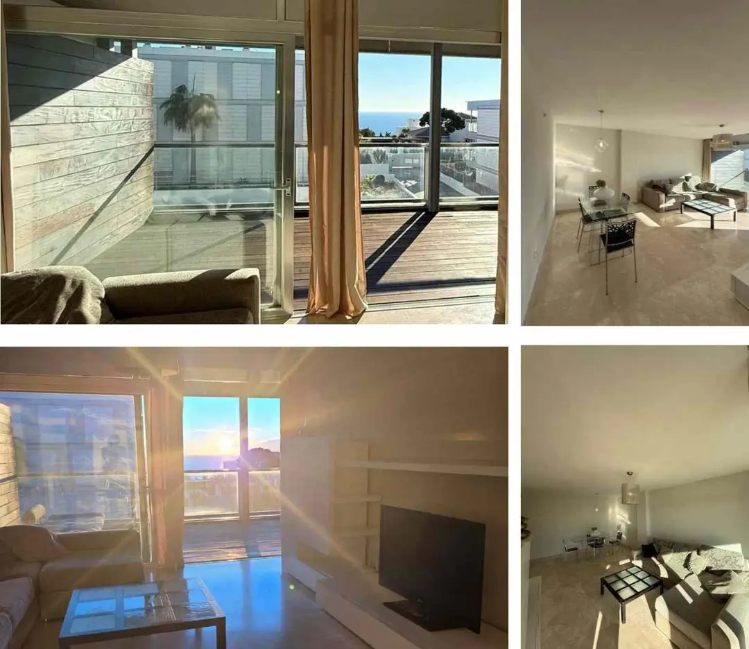 Salón con vistas al mar – Chollo Inmobiliario en Manilva Málaga