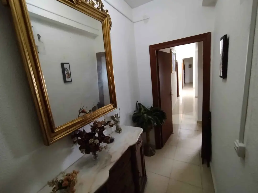 Recibidor con espejo y pasillo – Venta Piso Calle San Pablo