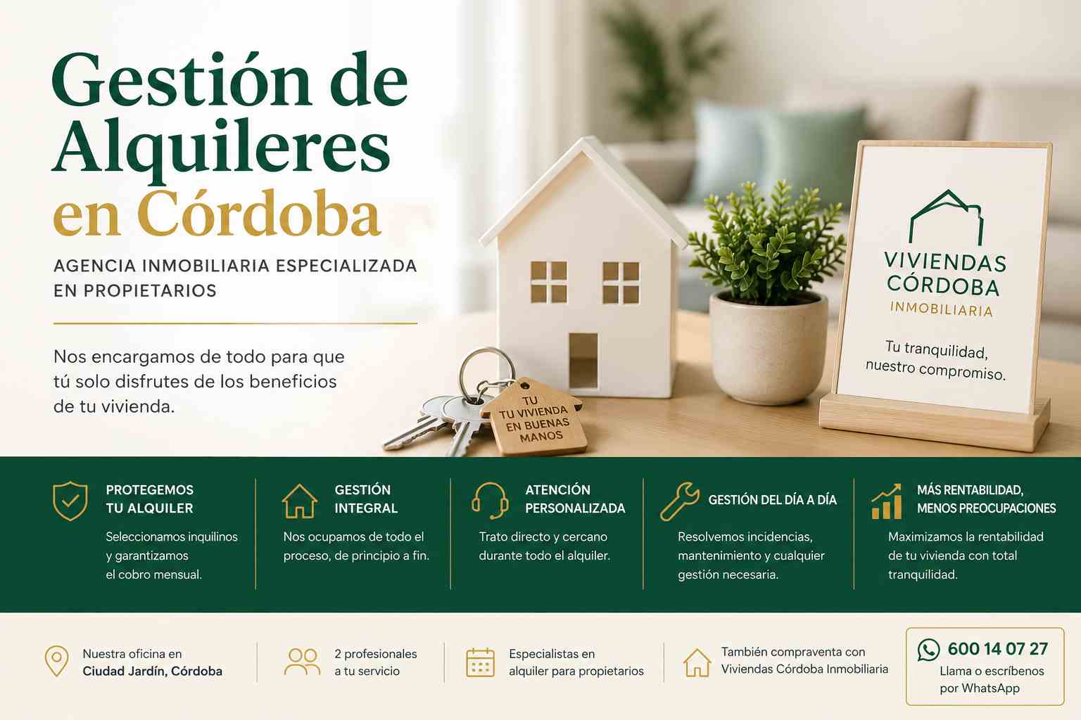 Gestión de alquileres en Córdoba para propietarios